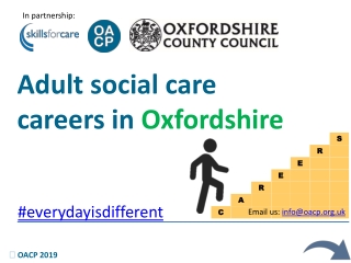Adult social care careers in Oxfordshire