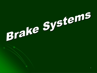 Brake Systems