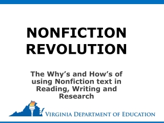 NONFICTION REVOLUTION