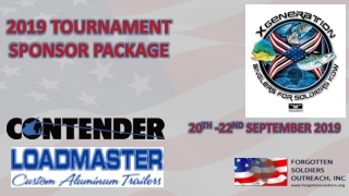 2019 TOURNAMENT SPONSOR PACKAGE