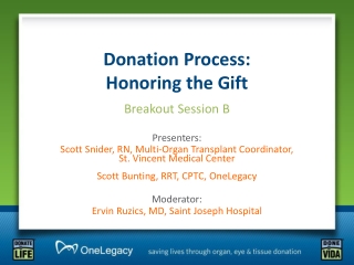 Donation Process: Honoring the Gift