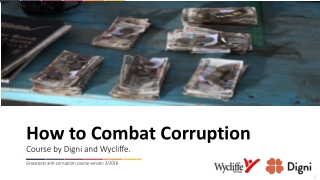How to Combat Corruption