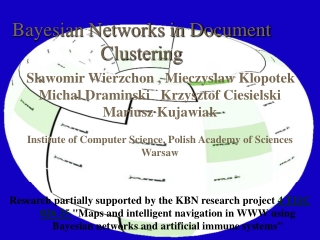 Bayesian Networks in Document Clustering