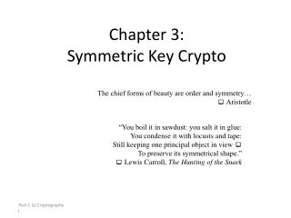 Chapter 3: Symmetric Key Crypto