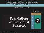 ORGANIZATIONAL BEHAVIOR