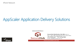 AppScaler Application Delivery Solutions