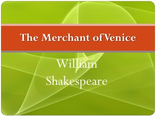 The Merchant of Venice