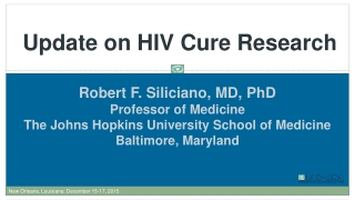 Update on HIV Cure Research