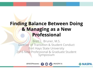 Finding Balance Between Doing &amp; Managing as a New Professional