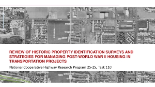 National Cooperative Highway Research Program 25-25, Task 110