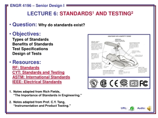 Question: Why do standards exist?