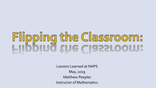 Flipping the Classroom: