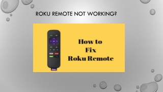 Roku Remote Not Working