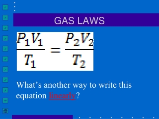 GAS LAWS