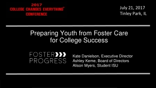 Preparing Youth from Foster Care for College Success