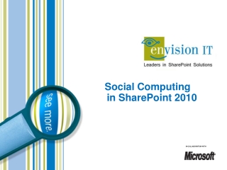 Social Computing in SharePoint 2010