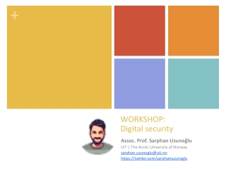 WORKSHOP: Digital security