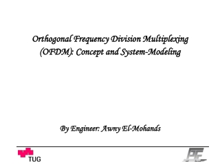 Orthogonal Frequency Division Multiplexing (OFDM): Concept and System-Modeling