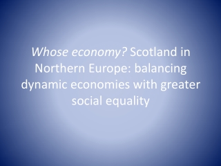 Whose Economy? Poverty and Inequality