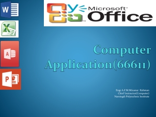 Computer Application(66611)