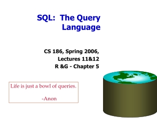 SQL: The Query Language