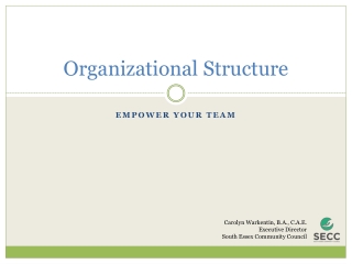 Organizational Structure