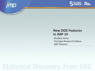 New DOE Features in JMP 14