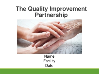 The Quality Improvement Partnership