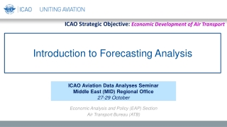 Introduction to Forecasting Analysis