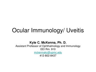 Ocular Immunology/ Uveitis