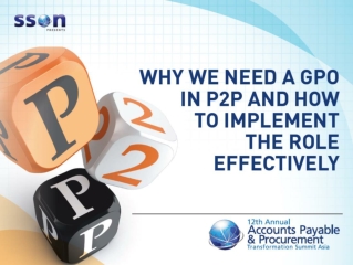 What is a Global Process Owner (GPO)?