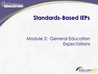 Standards-Based IEPs