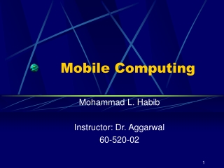 Mobile Computing