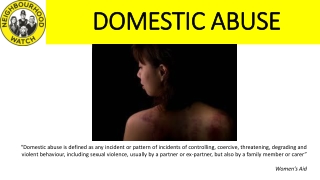 DOMESTIC ABUSE