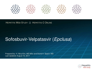 Sofosbuvir-Velpatasvir ( Epclusa )