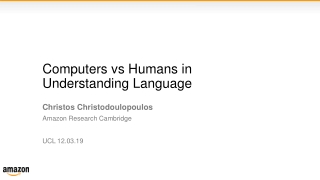 Computers vs Humans in Understanding Language