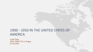 1900 - 1950 in the united states of america