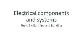 Electrical components and systems