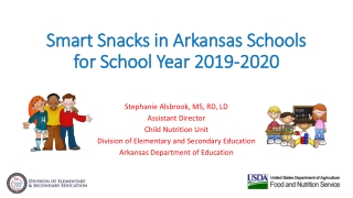 Smart Snacks in Arkansas Schools for School Year 2019-2020