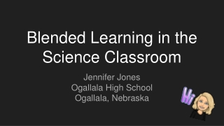 Blended Learning in the Science Classroom