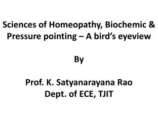 HOMEOPATHY