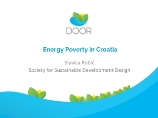 Energy Poverty in Croatia