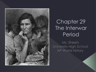 Chapter 29 The Interwar Period