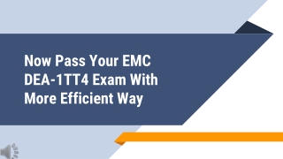 DEA-1TT4 Exam Questions