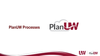PlanUW Processes