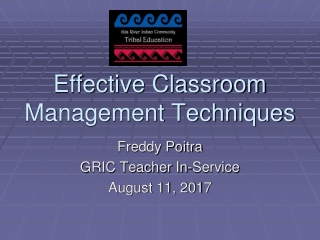 Effective Classroom Management Techniques