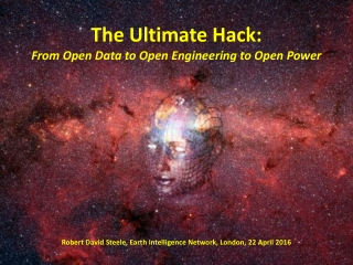 The Ultimate Hack: From Open Data to Open Engineering to Open Power
