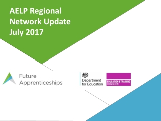 AELP Regional Network Update January 2017