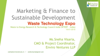 sneha@enviroventures I snehavisaria@gmail