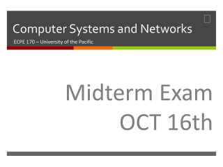 Computer Systems and Networks